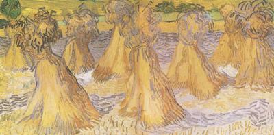 Vincent Van Gogh Sheaves of Wheat (nn04) oil painting image